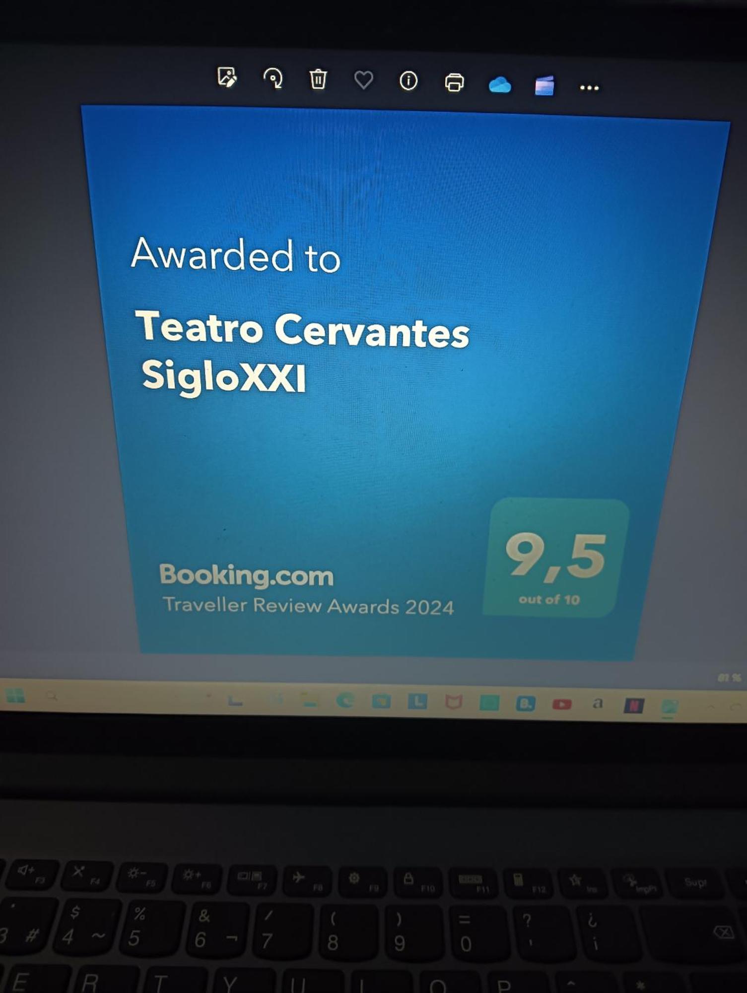Teatro Cervantes Sigloxxi Lejlighed Málaga Værelse billede